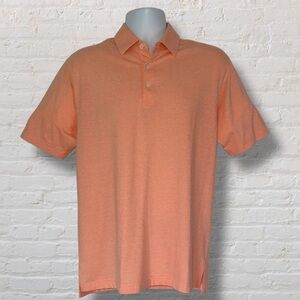 Daniel Cremieux Signature Collection Polo Shirt Modal Blend Peach Men’s Medium